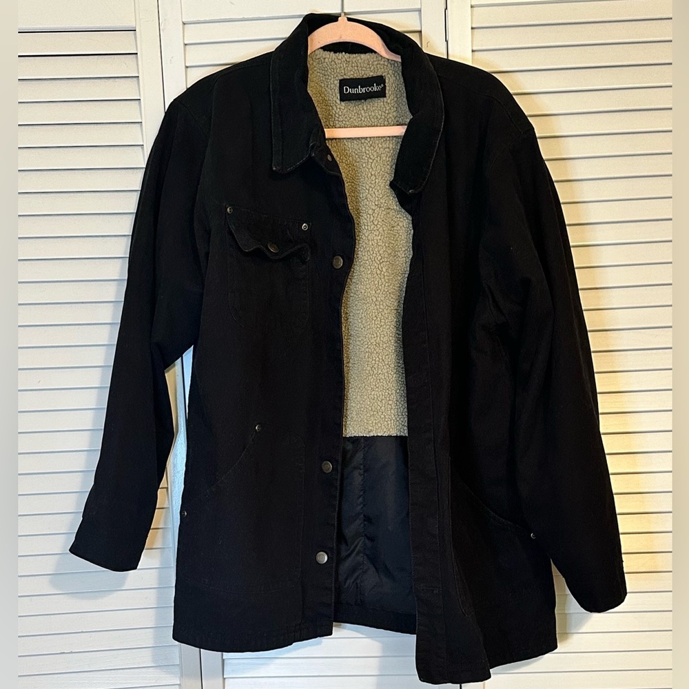 Dunbrooke Black Corduroy Collar Jacket